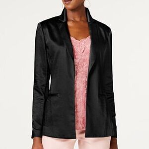 Satin Open-Front Blazer INC International Concept sz L